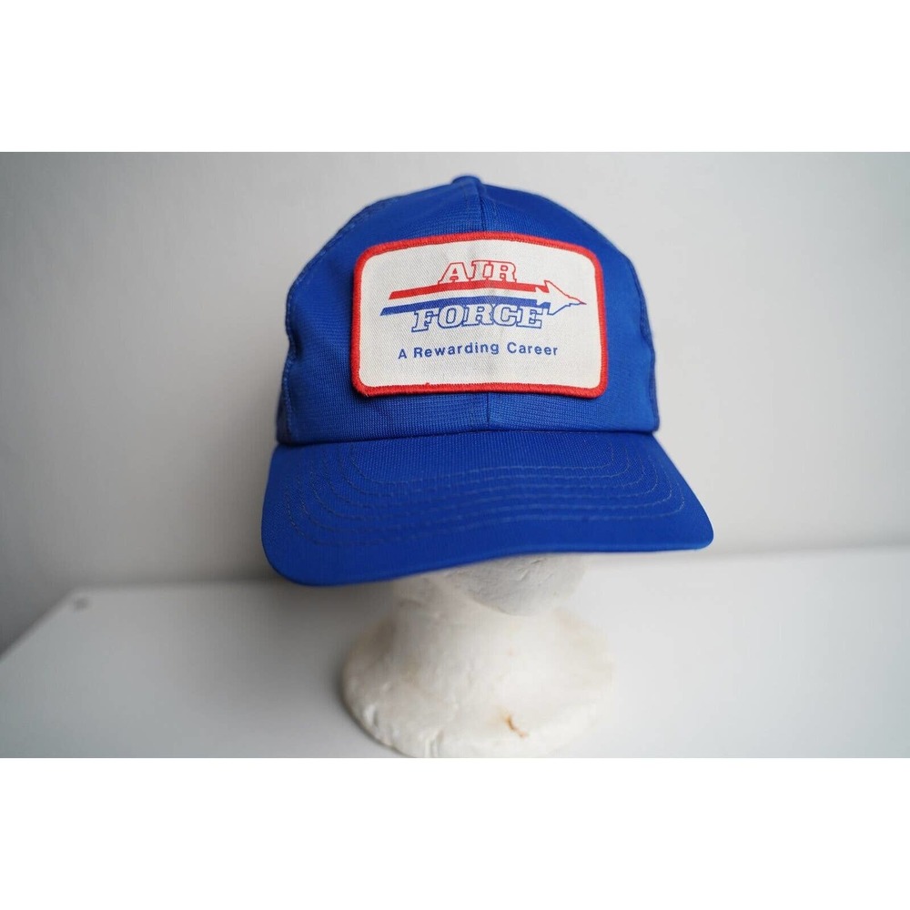 Vintage Air Force A Rewarding Blue Patch Snapback Adjustable Hat